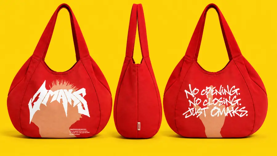 Tote bags OMAKS, produit par Klak